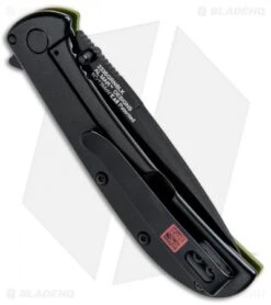 Kershaw Al Mar AM-3 Assisted Opening Knife Green G-10 (3" Black) 2335GRNBLK -Knife Promotional Store Kershaw Al Mar AM 3 Green G 10 Black 2335GRNBLK BHQ 71075 jr side