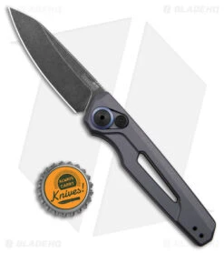 Kershaw Launch 11 Automatic Knife Gray Aluminum (2.75" Blackwash) 7550GRY -Knife Promotional Store Kershaw Launch 11 Auto Gray Aluminum Blackwash BHQ 178232 jr bottlecap