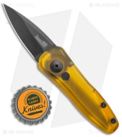 Kershaw BHQ Exclusive Launch 4 Automatic Knife Ultem (1.9" Black MagnaCut) -Knife Promotional Store Kershaw Launch 4 Auto ULtem Black MagnaCut Exclusive BHQ 175285 jr bottlecap
