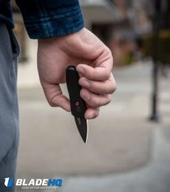 Kershaw Launch 4 CA Legal Automatic Knife (1.9" Damascus) BHQ Exclusive 21 Kershaw Launch 4 CA Legal Automatic Knife (1.9" Damascus) BHQ Exclusive -Knife Promotional Store Kershaw Launch 4 CA Legal Automatic Knife Black 7500BL BHQ 34416 lifestyle web 1