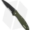 Kershaw Leek Assisted Opening Knife OD Green (3" Black Serr) 1660OLBLKST -Knife Promotional Store Kershaw Leek OD Green black serr BHQ 77342 er 2