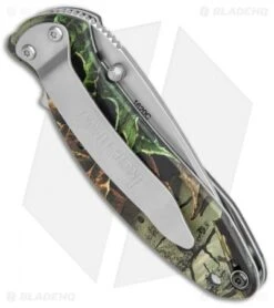 Kershaw Scallion Flipper Knife Tree Camo Aluminum (2.25" Satin) 1620C -Knife Promotional Store Kershaw Scallion Assisted Opening Tree Camo BB 1620C BHQ 0377 jr side