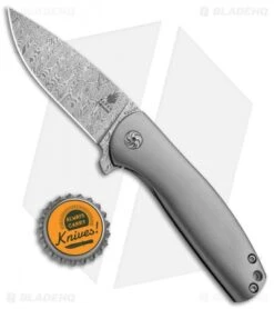 Kizer Laconico Gemini Frame Lock Knife (2.9" Odin Heim Damasteel) Ki2471D1 -Knife Promotional Store Kizer Laconico Gemini Odin Heim Damasteel Ki2471D1 BHQ 86608 jr bottlecap