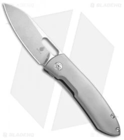 Kizer Lundquist Wanderer Frame Lock Knife Ti (3.3" Stonewash) Ki4500