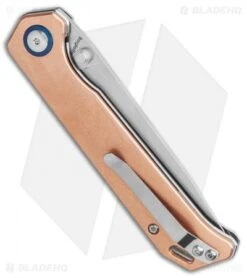 Kizer Vanguard Copper Begleiter Liner Lock Knife (3.5" Stonewash) -Knife Promotional Store Kizer Vanguard Copper Begleiter Liner Lock Knife 3.5 Stonewash BHQ 113208 LS Side