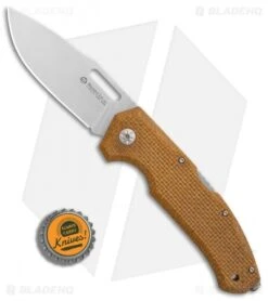 Maserin Nimrod Lockback Knife Desert Canvas Micarta (3.5" Stonewash) 480MD -Knife Promotional Store Maserin Nimrod Desert Canvas Micarta BHQ 85043 er bottlecap