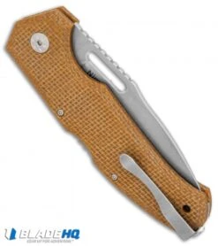 Knife Promotional Store -Knife Promotional Store Maserin Nimrod Desert Canvas Micarta BHQ 85043 er side