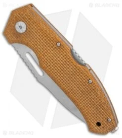 Maserin Nimrod Lockback Knife Desert Canvas Micarta (3.5" Stonewash) 480MD -Knife Promotional Store Maserin Nimrod Desert Canvas Micarta BHQ 85043 er spine