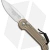 Microtech LUDT Automatic Knife Tan (3.4" Satin) 135-4TA -Knife Promotional Store Microtech LUDT tan satin 135 4TA BHQ 51950 jr