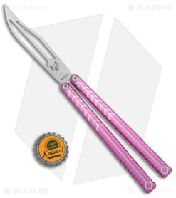 Nabalis + Will Hirsch The Vulp Butterfly Balisong Trainer Pink Al (4.4" BB) -Knife Promotional Store Nabalis Will Hirsch The Vulp Butterfly Balisong Trainer Pink BB BHQ 175002 jr bottlecap