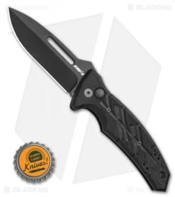 Ontario XM-3 Combat Deploy Automatic Knife G-10 (3.75" Black) -Knife Promotional Store Ontario XM 3 Combat Deploy Automatic Knife G 10 3.75 Black BHQ 120637 LS Bottlecap