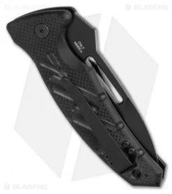 Ontario XM-3 Combat Deploy Automatic Knife G-10 (3.75" Black) -Knife Promotional Store Ontario XM 3 Combat Deploy Automatic Knife G 10 3.75 Black BHQ 120637 LS Side