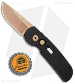 Pro-Tech Calmigo CA Legal Automatic Knife (1.9" Rose Gold) 2203 RG -Knife Promotional Store Protech Calmigo CA Legal Auto Rose Gold 2203 RG BHQ 92523 jr bottlecap 1