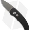 Pro-Tech Runt J4 Limited Automatic Knife Black W/ MOP Button (1.94" Gray DLC) -Knife Promotional Store Protech Runt J4 black MOP button gray dlc BHQ 74277 er