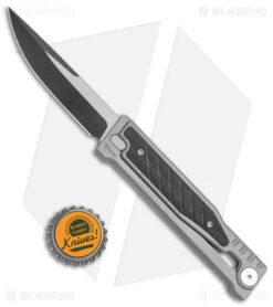 Reate Knives Reate EXO Gravity Drop Point Knife Titanium/Black G-10 (3.75" Two Tone PVD) -Knife Promotional Store Reate EXO Gravity DP Ti Black G 10 PVD BHQ 142280 jr bottlecap