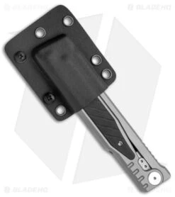 Reate Knives Reate EXO Gravity Tanto Knife Titanium/Black G-10 (3.75" Two Tone PVD) -Knife Promotional Store Reate EXO Gravity Tanto Ti Black G 10 PVD BHQ 142281 jr sheath