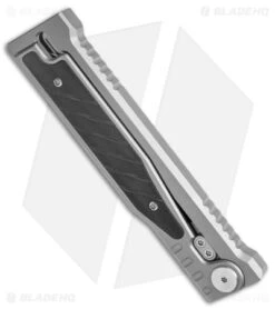 Reate Knives Reate EXO Gravity Tanto Knife Titanium/Black G-10 (3.75" Two Tone PVD) -Knife Promotional Store Reate EXO Gravity Tanto Ti Black G 10 PVD BHQ 142281 jr side