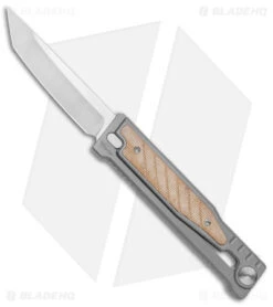 Reate Knives Reate EXO Gravity Tanto Knife Titanium/Natural Micarta (3.75" Satin)