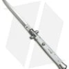SKM AB 11" Italian Stiletto Automatic Knife White Pearlex (5" Satin Dagger) -Knife Promotional Store SKM AB 11in Dagger White BP 18675 jr
