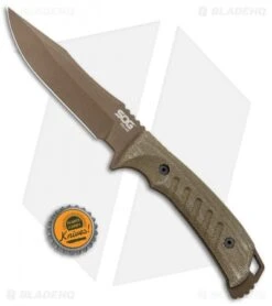 SOG Pillar Limited Fixed Blade Canvas Micarta (5" Bronze Cerakote) -Knife Promotional Store SOG Pillar Limited Fix Blade Canvas Micarta Bronze Cerakote UF1002 BX BHQ 94263 jr bottlecap