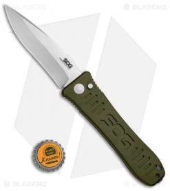 SOG Knives Spec Elite II Large Automatic Knife OD Green (4" Satin) SE-61OD -Knife Promotional Store SOG Spec Elite II Large OD Green Satin SE 61OD BHQ 70989 jr bottlecap