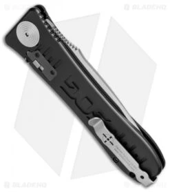 SOG Spec Elite II Automatic Knife (4" Satin) SE-61 -Knife Promotional Store Sog spec elite ii large SE 61 BHQ 8484 dl side