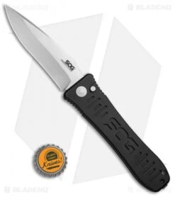 SOG Spec Elite II Automatic Knife (4" Satin) SE-61 -Knife Promotional Store Sog spec elite ii large SE 61 BHQ 8484 dl size