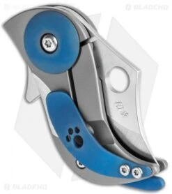 Spyderco Pochi Frame Lock Knife Titanium (1.56" Satin S45VN) -Knife Promotional Store Spyderco Pochi FL Ti Satin C256TIP BHQ 112401 jr side