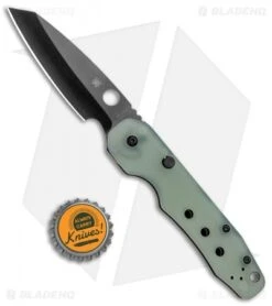 Spyderco M4 Smock Compression Lock Exclusive Knife Natural G-10 (3.5" Black) -Knife Promotional Store Spyderco Smock Compression Lock Exclusive Knife Natural G 10 Black C240GM4PBK BHQ 126451 jr bottlecap