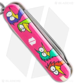Victorinox Classic SD Swiss Army Knife Blade HQ/Frankie & Bird Exclusive - Pink -Knife Promotional Store Victorinox Classic SD Swiss Army Knife Blade HQ Frankie and Bird Exclusive Pink BHQ 147744 jr side