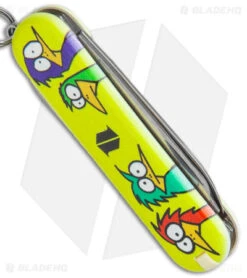 Victorinox Classic SD Swiss Army Knife Blade HQ/Frankie & Bird Exclusive Yellow -Knife Promotional Store Victorinox Classic SD Swiss Army Knife Blade HQ Frankie and Bird Exclusive Yellow BHQ 147745 jr side