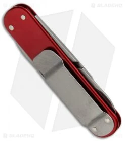 Victorinox Swiss Army Knife Money Clip Red Alox 53739 -Knife Promotional Store Victorinox Swiss Army Money Clip Red Alox 53739 BHQ 2850 jr side