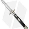 AGA Campolin 13" Bat Swinguard Automatic Dark Horn (5.75" Satin Bayonet) -Knife Promotional Store aga 13in swing bat dark horn bayo cm