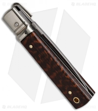 AKC Classic 6" Lever Lock Automatic Italian Knife Snake Wood (2.5" Polish) F17 4 AKC Classic 6" Lever Lock Automatic Italian Knife Snake Wood (2.5" Polish) F17 - Image 2