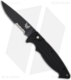 Knife Promotional Store 7 Benchmade 2550SBK Mini Reflex Automatic Knife (3.16" Black Serr)