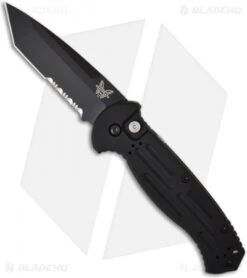 Knife Promotional Store 19 Benchmade 9052SBK AFO II Tanto Automatic Knife (3.56" Black Serr)