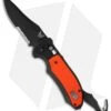 Benchmade 9170SBK-ORG Triage Knife Orange Axis Automatic (3.58" Black Serr) -Knife Promotional Store benchmade 9170sbk org auto triage