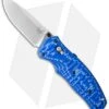 Benchmade Volli AXIS-Assist Knife Blue G-10 (3.26" Satin) 1000001-1601 -Knife Promotional Store benchmade volli 1000001 1601 cm