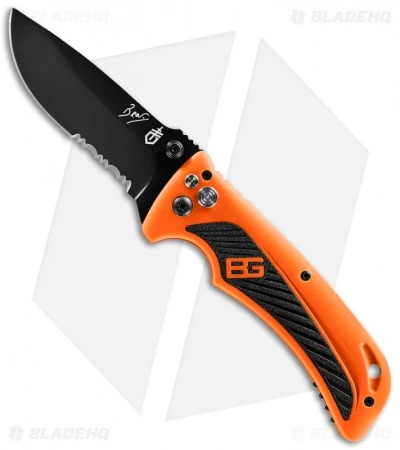Gerber Bear Grylls Survival AO Spring Assisted Knife (3" Gray Serr) 31-002530 3 Gerber Bear Grylls Survival AO Spring Assisted Knife (3" Gray Serr) 31-002530