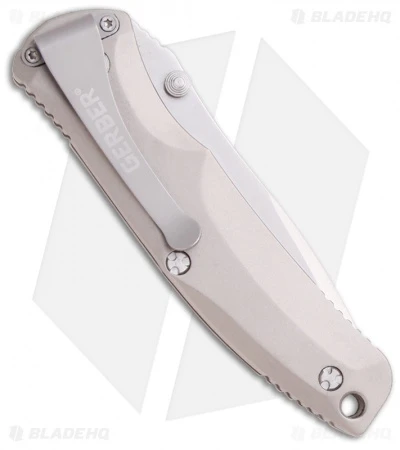 Gerber Venture Titanium Spring Assisted Knife (3.2" Satin Serr) 000405 4 Gerber Venture Titanium Spring Assisted Knife (3.2" Satin Serr) 000405 - Image 2