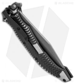 HTM Darrel Ralph AXD 5.5 Spring Assisted Knife Two-Tone Ti (5.5" Bead Blast) -Knife Promotional Store htm axd assist bb bowie cm side