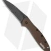 Kershaw Leek Assisted Opening Knife Brown (3" Black) Elmax 1660SWBRN -Knife Promotional Store kershaw leek 160bwbrn cm