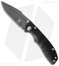 Kizer Vanguard Series Bolt Knife Black G-10 (3.5" Gray) V4412A1