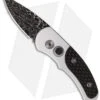 Pro-Tech Damascus Custom Runt J4 Automatic Knife W/ Carbon Fiber 4400-D -Knife Promotional Store protech 4400 d j4 runt damascus custom cf