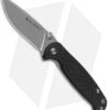 Real Steel Knives H6-S1 Frame Lock Knife Carbon Fiber/G-10 (3.375" Satin) -Knife Promotional Store realsteel h6 s1 carbon fiber 01re043 cm