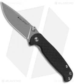 Real Steel Knives H6-S1 Frame Lock Knife Carbon Fiber/G-10 (3.375" Satin)