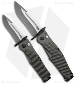 SOG Quake XL Spring Assisted Knife FDE Aluminum (4.5" Two-Tone) IM1101-BX -Knife Promotional Store sog quake xl im1101 bx im1001 bx dl