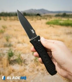 SOG Spec Elite II Automatic Knife (4" Black) SE-62 -Knife Promotional Store sog spec elite ii se 62 BHQ 8486 dl